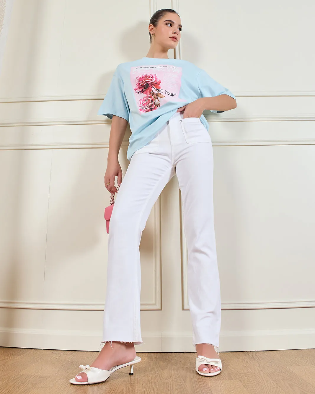 Women White Flared Jeans sold by Redtag product image thumbnail 5