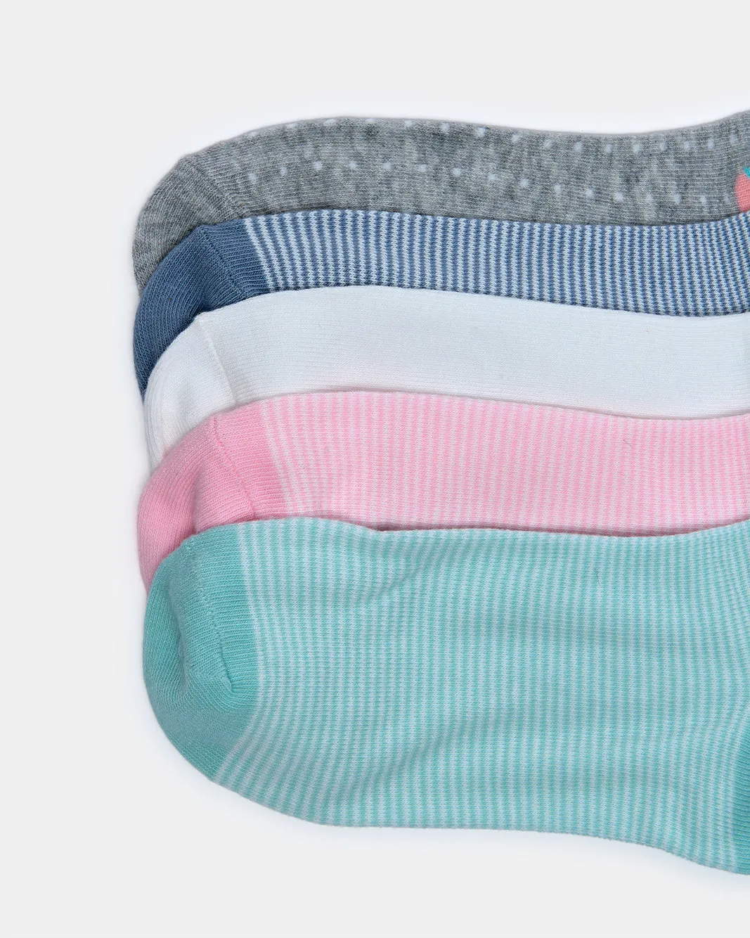 Women Assorted Ankle Length Socks (5 Pairs) sold by Redtag product image thumbnail 2