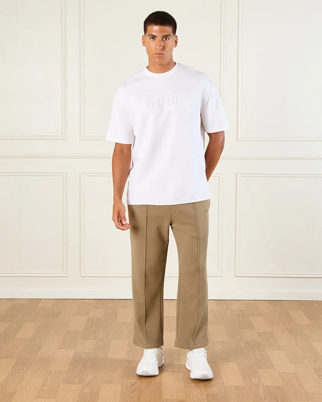 Men White Lounge T-Shirt sold by Redtag product image thumbnail 2