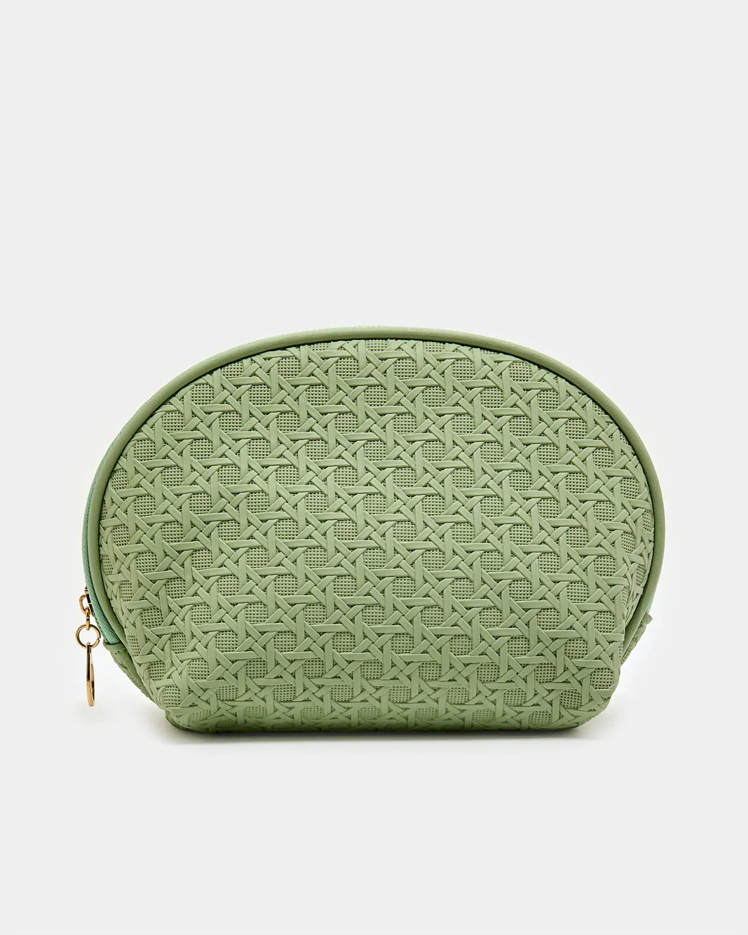 Women Green Embellished Cosmetic Bag sold by Redtag
