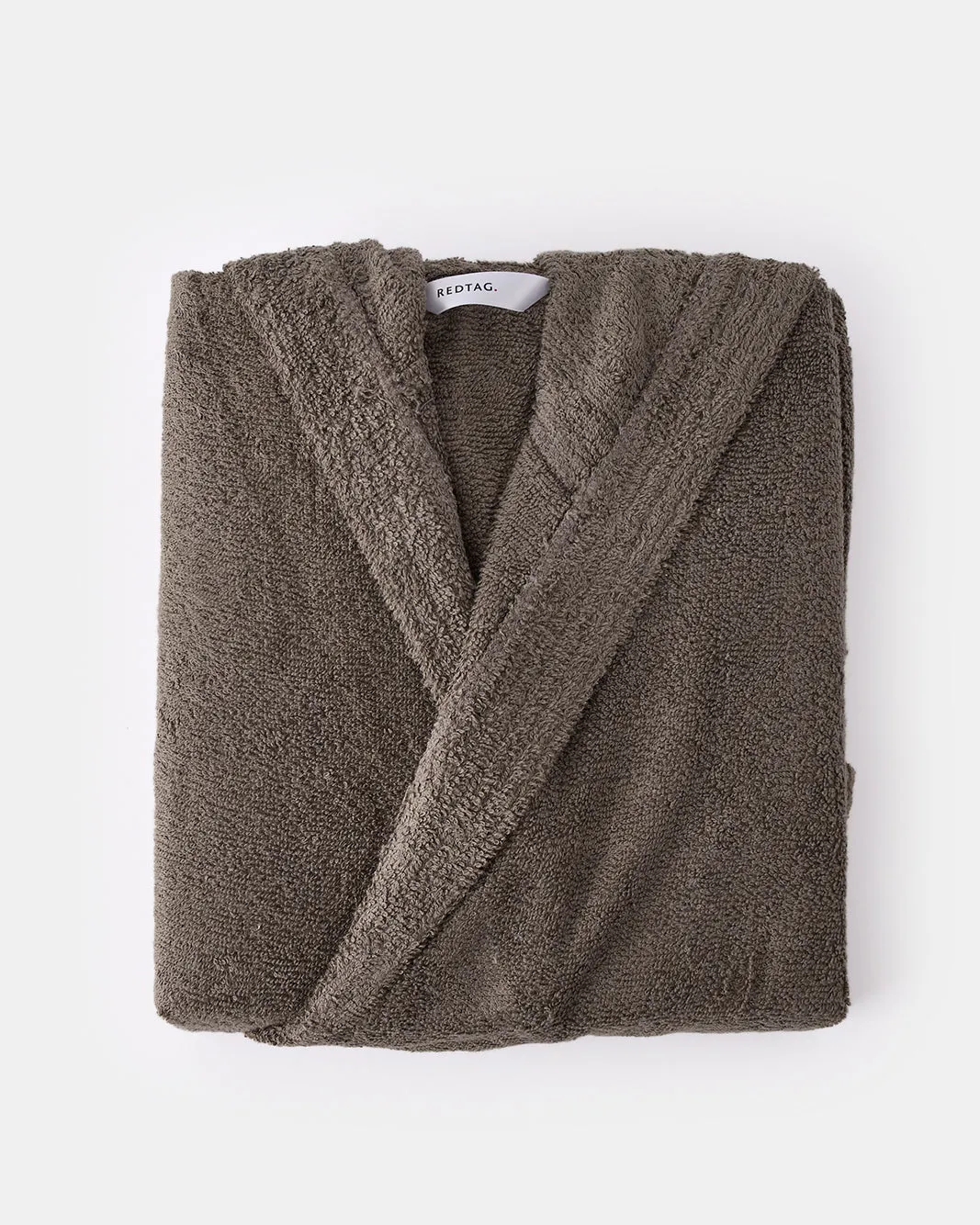 Grey Hooded Bathrobe (X-Large) sold by Redtag product image thumbnail 2