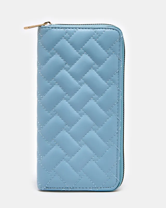 Women Blue Quilted Purse sold by Redtag