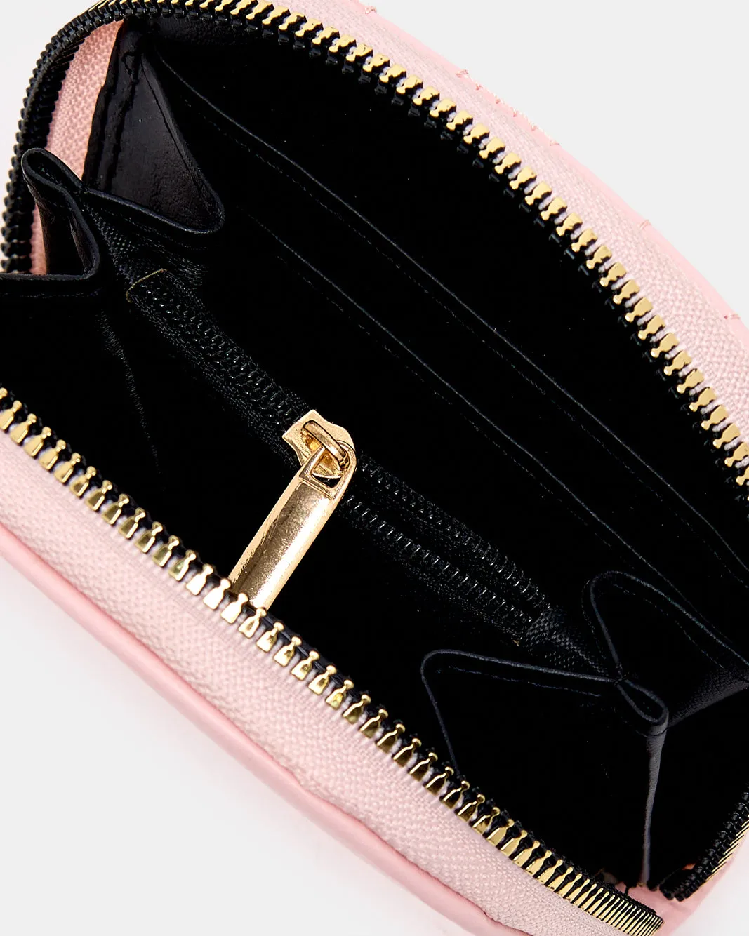 Women Pink Floral Quilted Purse sold by Redtag product image thumbnail 4