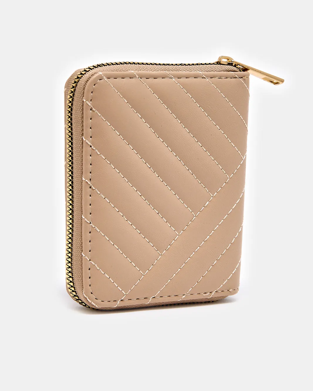 Women Beige Quilted Purse sold by Redtag product image thumbnail 3