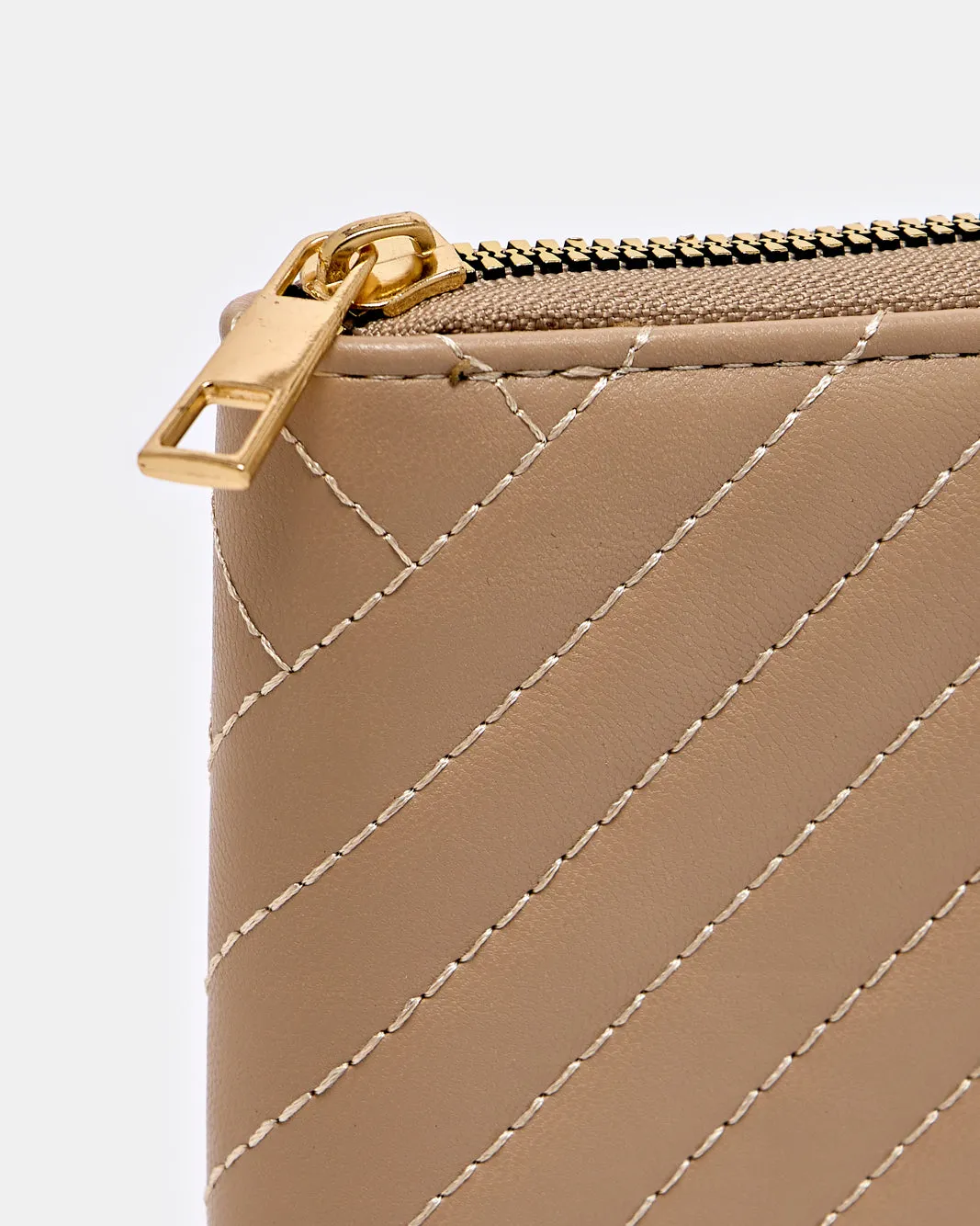 Women Beige Quilted Purse sold by Redtag product image thumbnail 2