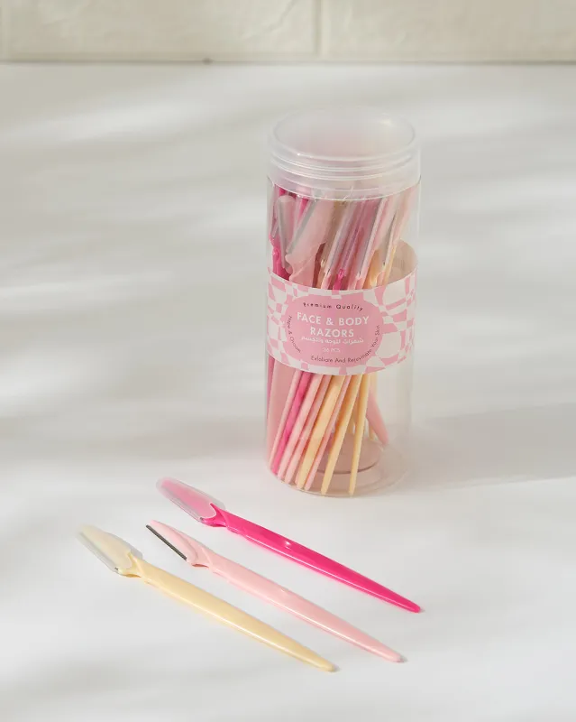 Assorted Eyebrow and Face Razor Set (36 Piece) sold by Redtag