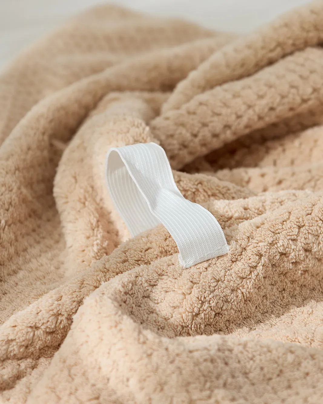 Beige Textured Hair Towel sold by Redtag product image thumbnail 3