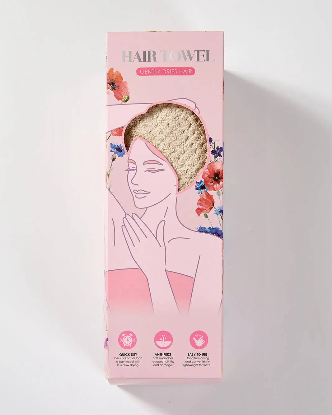 Beige Textured Hair Towel sold by Redtag product image thumbnail 2