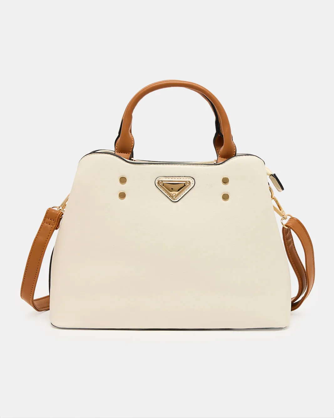 Women Beige Embellished Day Bag sold by Redtag