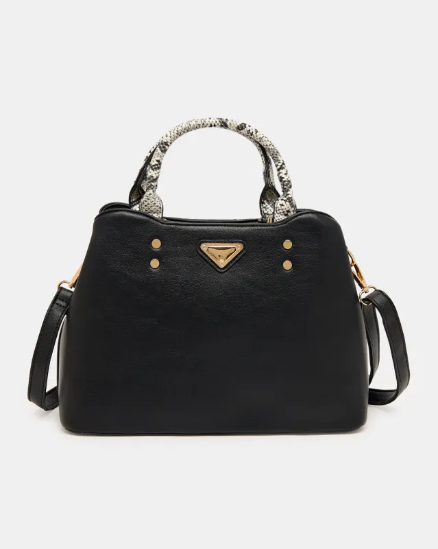 Women Black Embellished Day Bag sold by Redtag