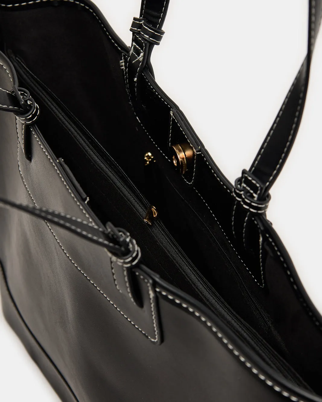 Women Black Tote Bag sold by Redtag product image thumbnail 4