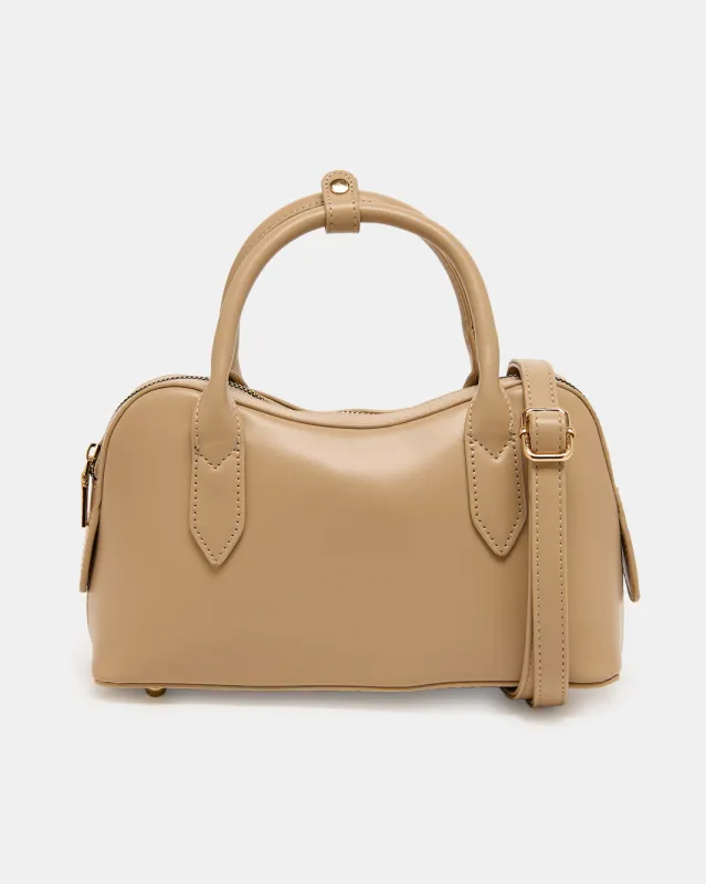 Women Beige Structured Day Bag sold by Redtag
