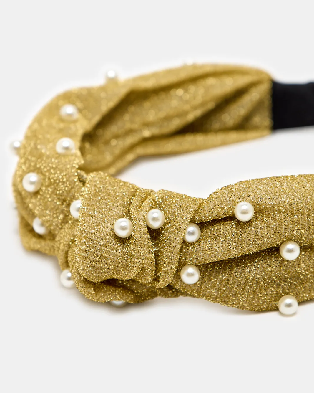 Women Gold Pearls Head Band sold by Redtag product image thumbnail 3
