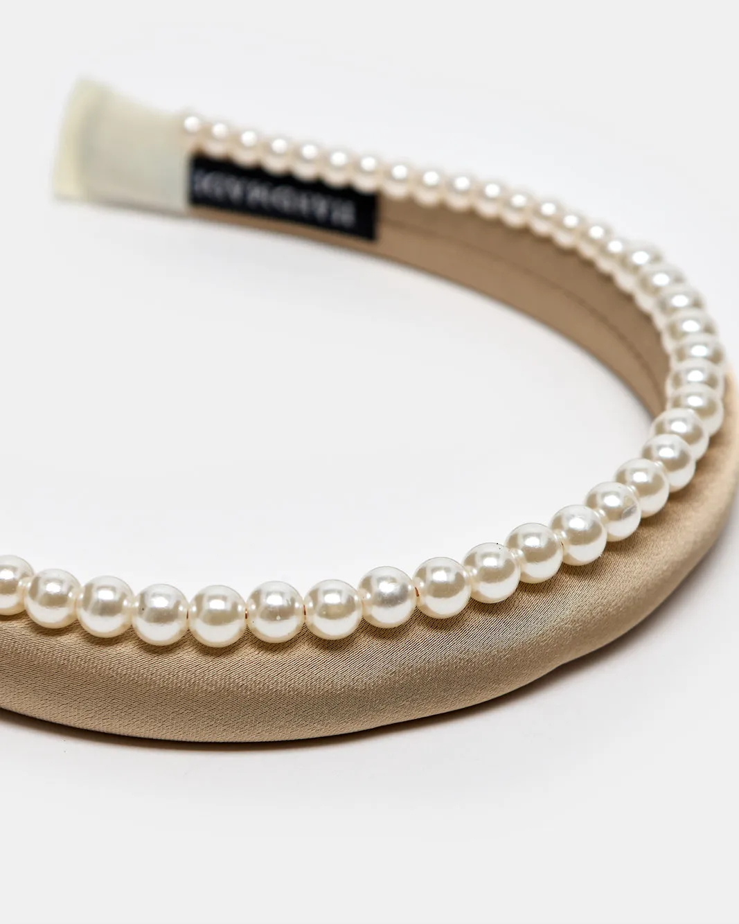 Women Beige Pearl Head Band sold by Redtag product image thumbnail 2