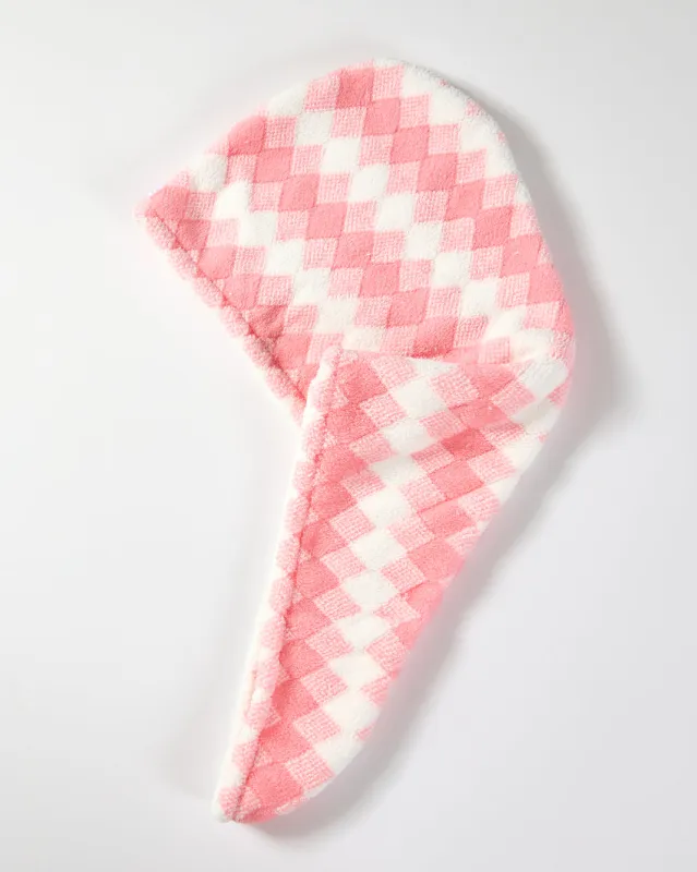 Pink Ultra-Soft Hair Towel sold by Redtag