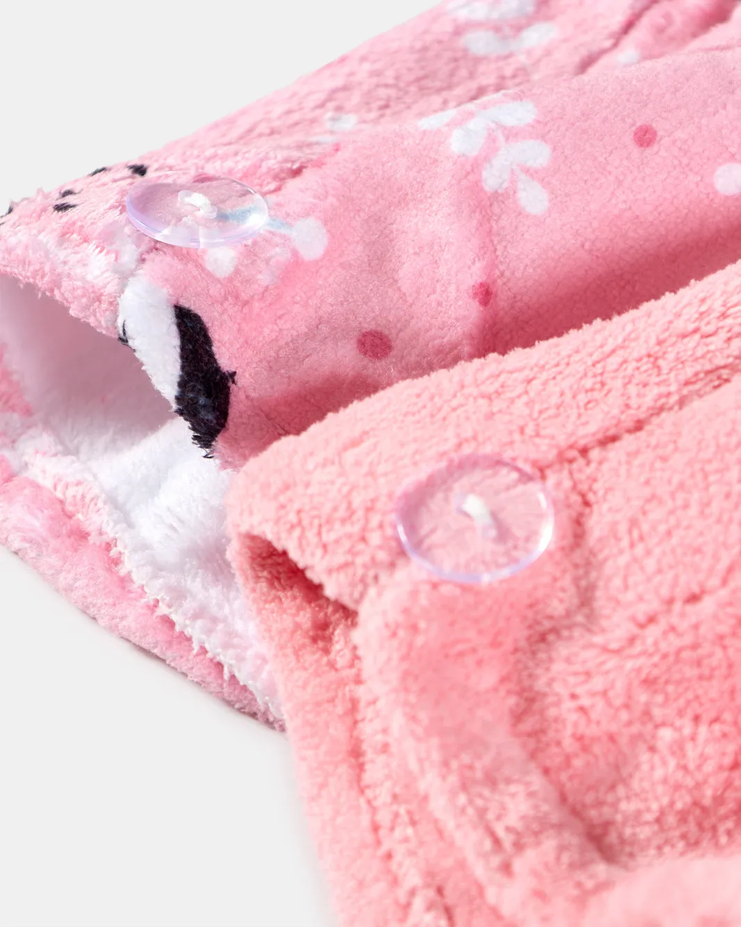 Pink Ultra-Soft Hair Towel Set (Pack of 2) sold by Redtag product image thumbnail 4