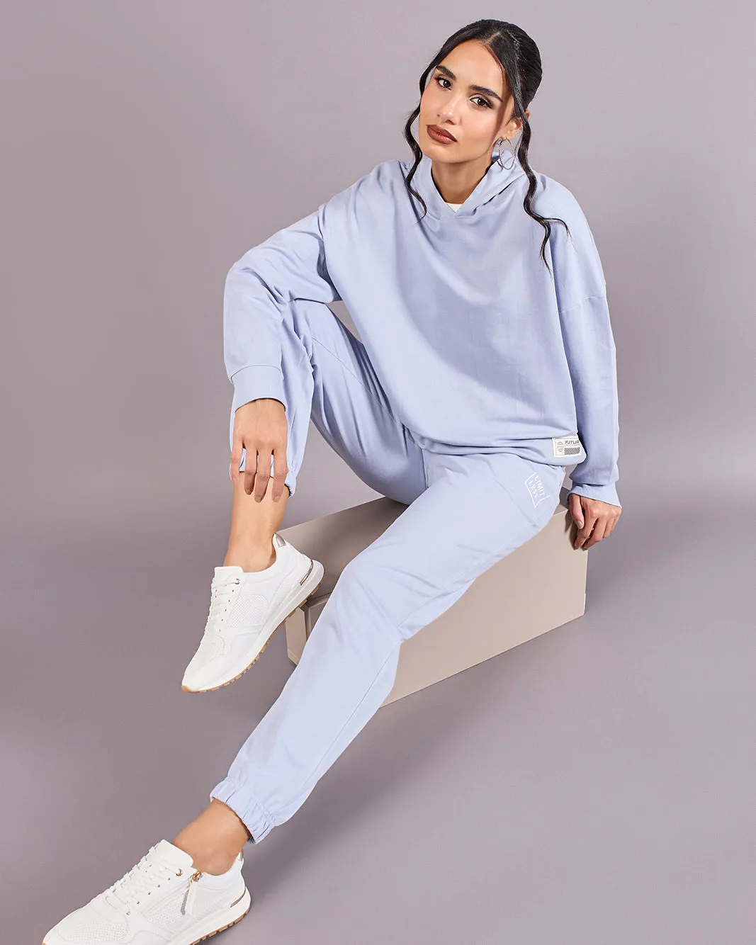 Women Blue Embroidered Jogger Pants sold by Redtag product image thumbnail 5