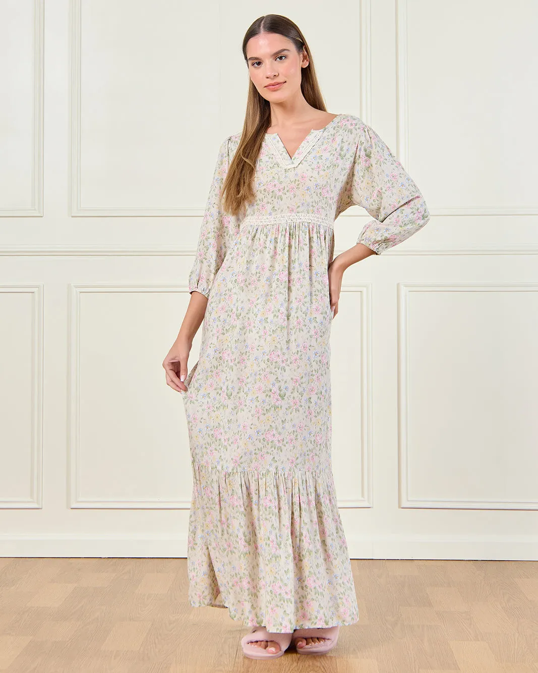 Women White Printed Nightgown sold by Redtag product image thumbnail 4