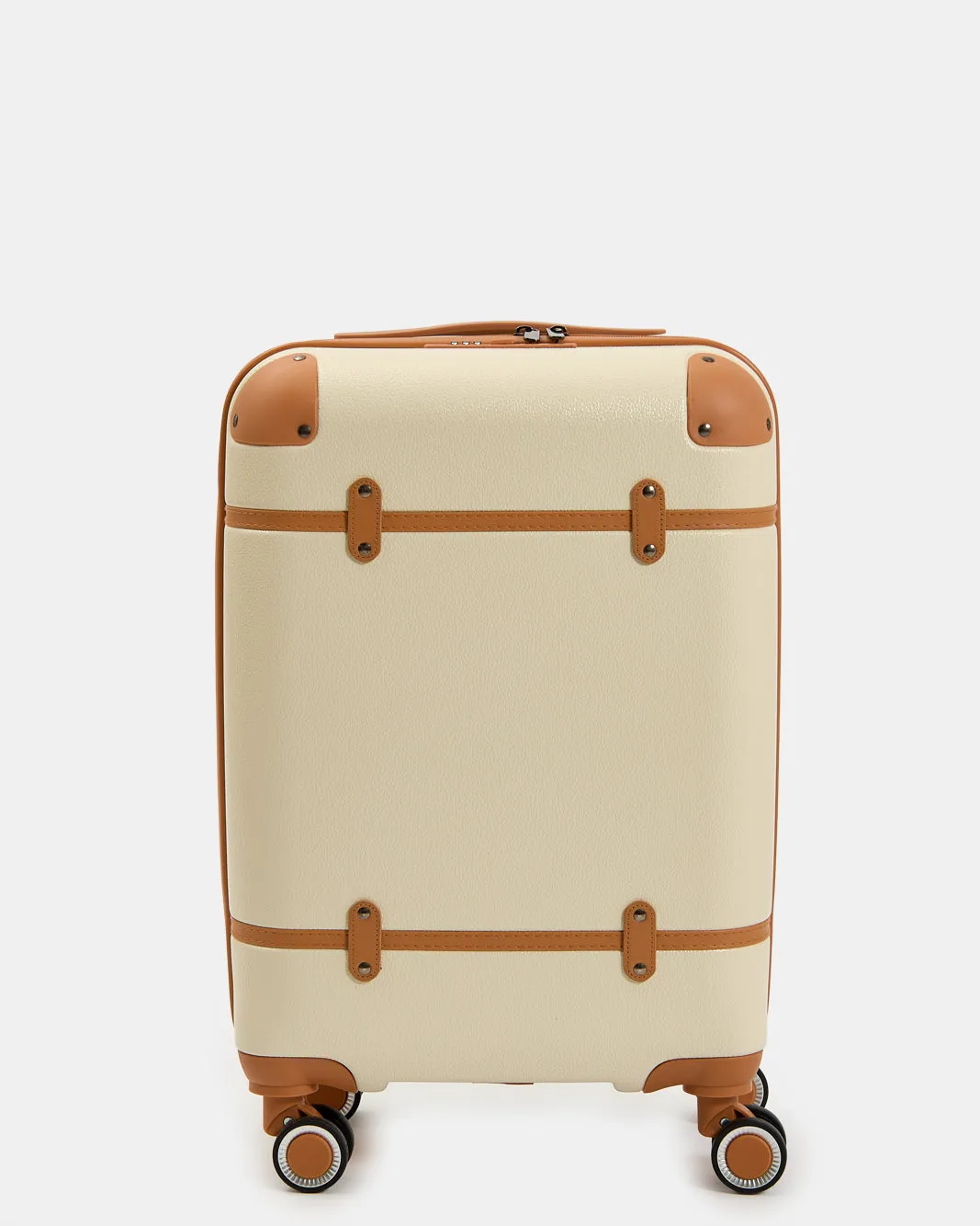 Brown And White Hard Trolly Set Luggage sold by Redtag product image thumbnail 3