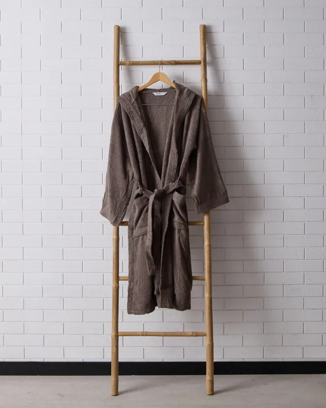 Grey Hooded Bathrobe (XL) sold by Redtag