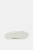 Women White Lace Up Trainer With Beige Overlay sold by Redtag