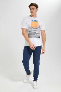 Men Navy Jogger sold by Redtag
