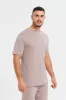 Men Pink Plain T-Shirt And  Pants Pyjama Set (2 Piece) sold by Redtag