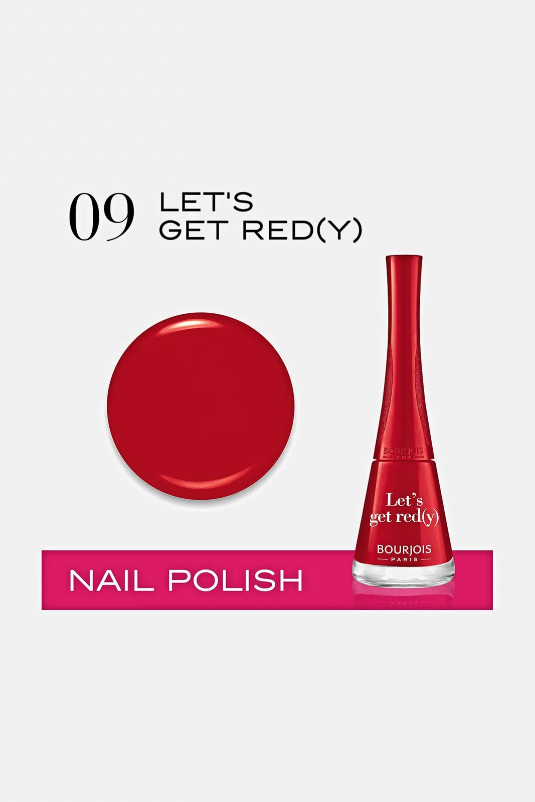 Bourjois 1 Seconde Nail Polish Colour 09- Let'S Get Red(Y) sold by Redtag product image thumbnail 2