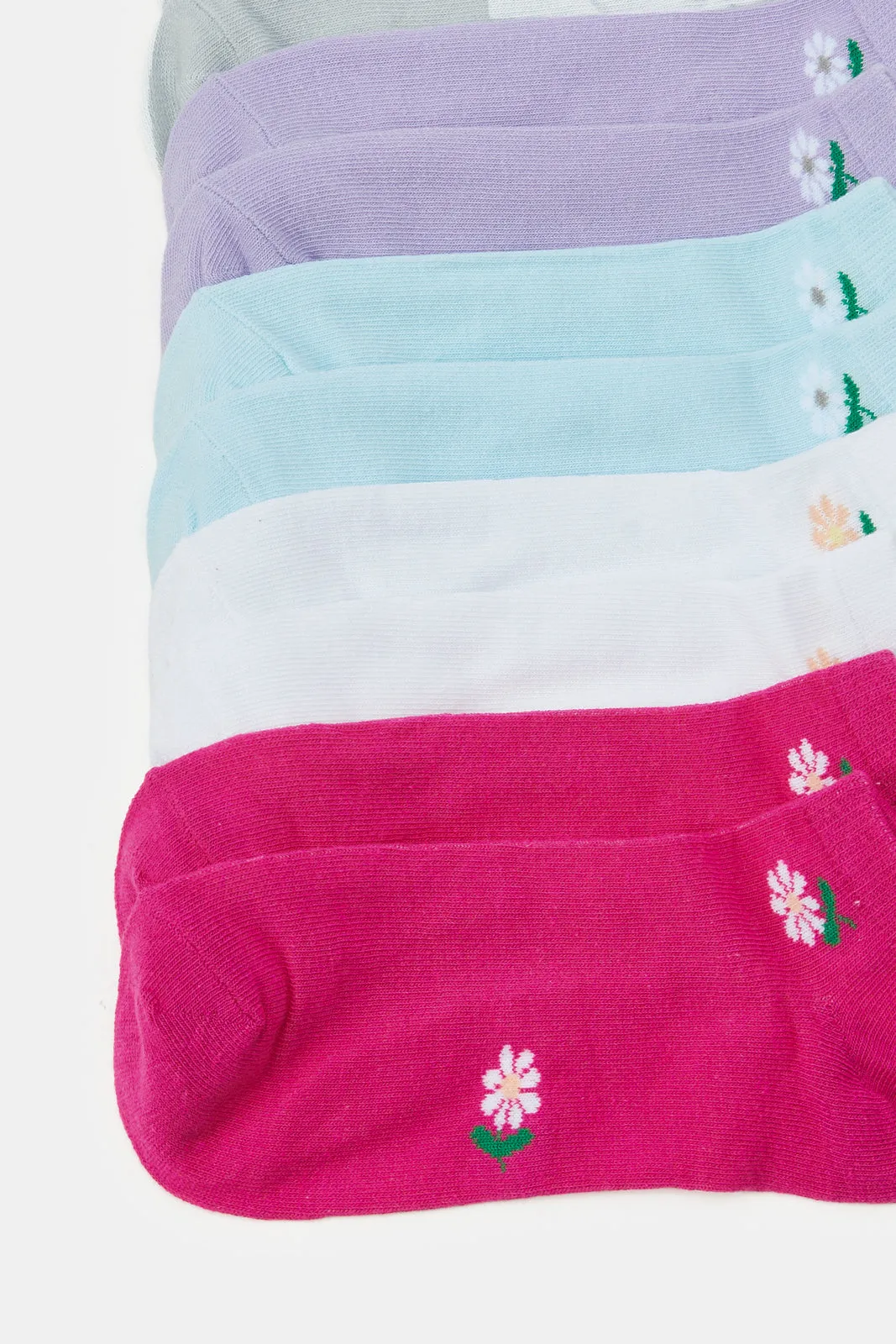 Women Assorted Ankle Length Socks (5 Pairs) sold by Redtag product image thumbnail 2