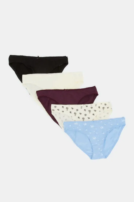 Women Assorted Bikin Brief Set (Pack Of 5) sold by Redtag
