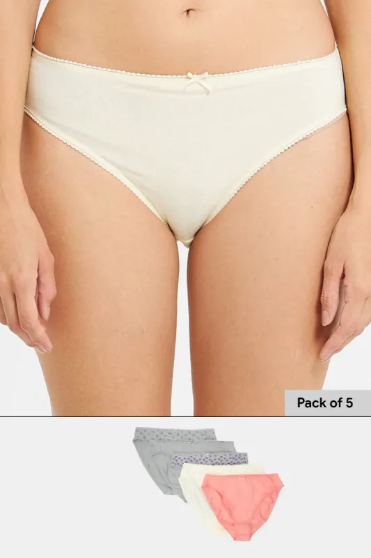 Women Assorted Hi-Leg Brief Set (5 Piece) sold by Redtag