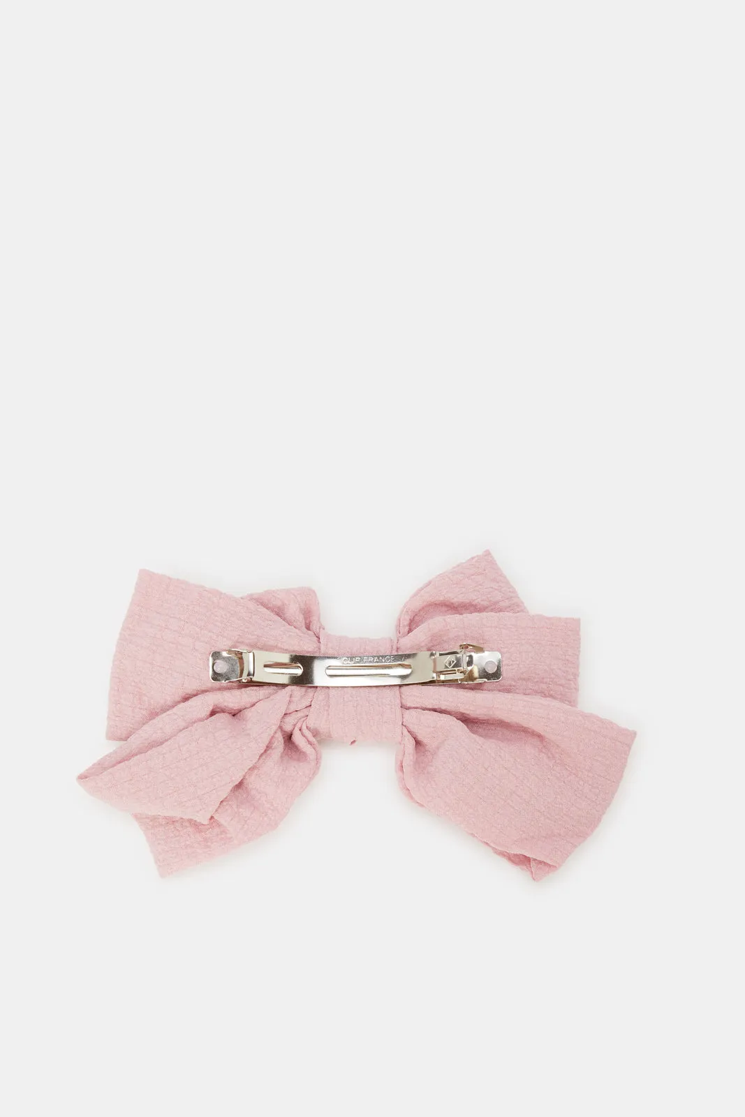 Women Pink Bow Hair Clip sold by Redtag product image thumbnail 2