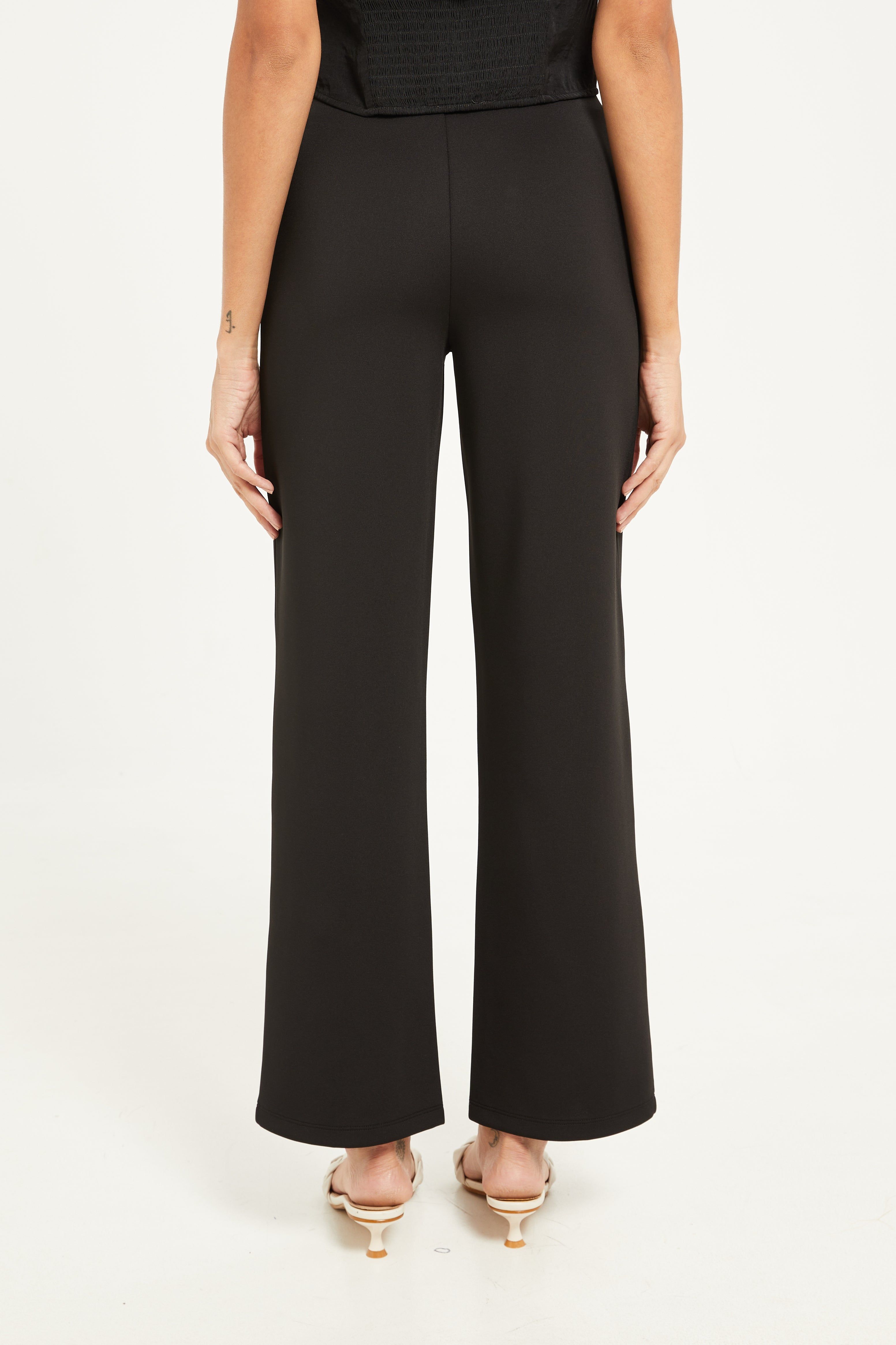 Women Black Wide Leg Trousers sold by Redtag product image thumbnail 3