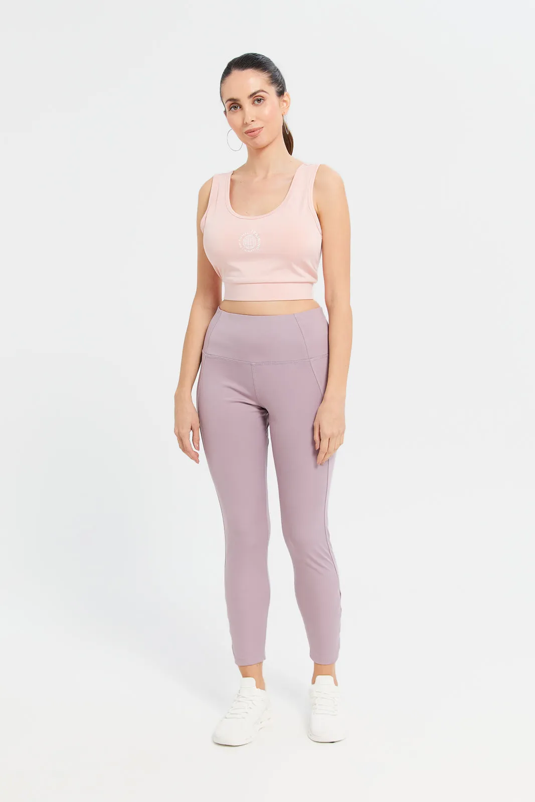 Women Apricot Printed Sports Bra sold by Redtag product image thumbnail 4