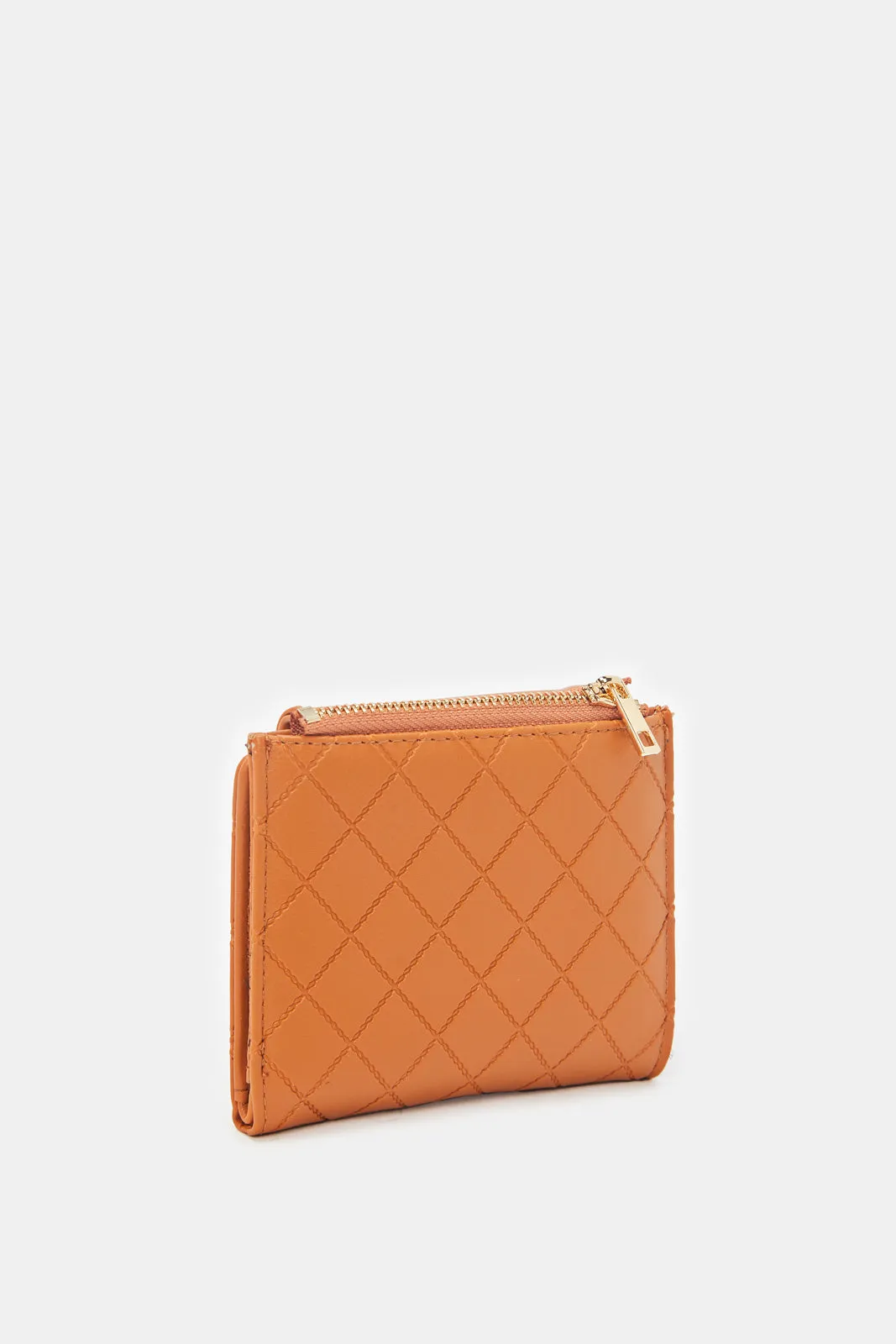 Women Brown Solid Wallet sold by Redtag product image thumbnail 4
