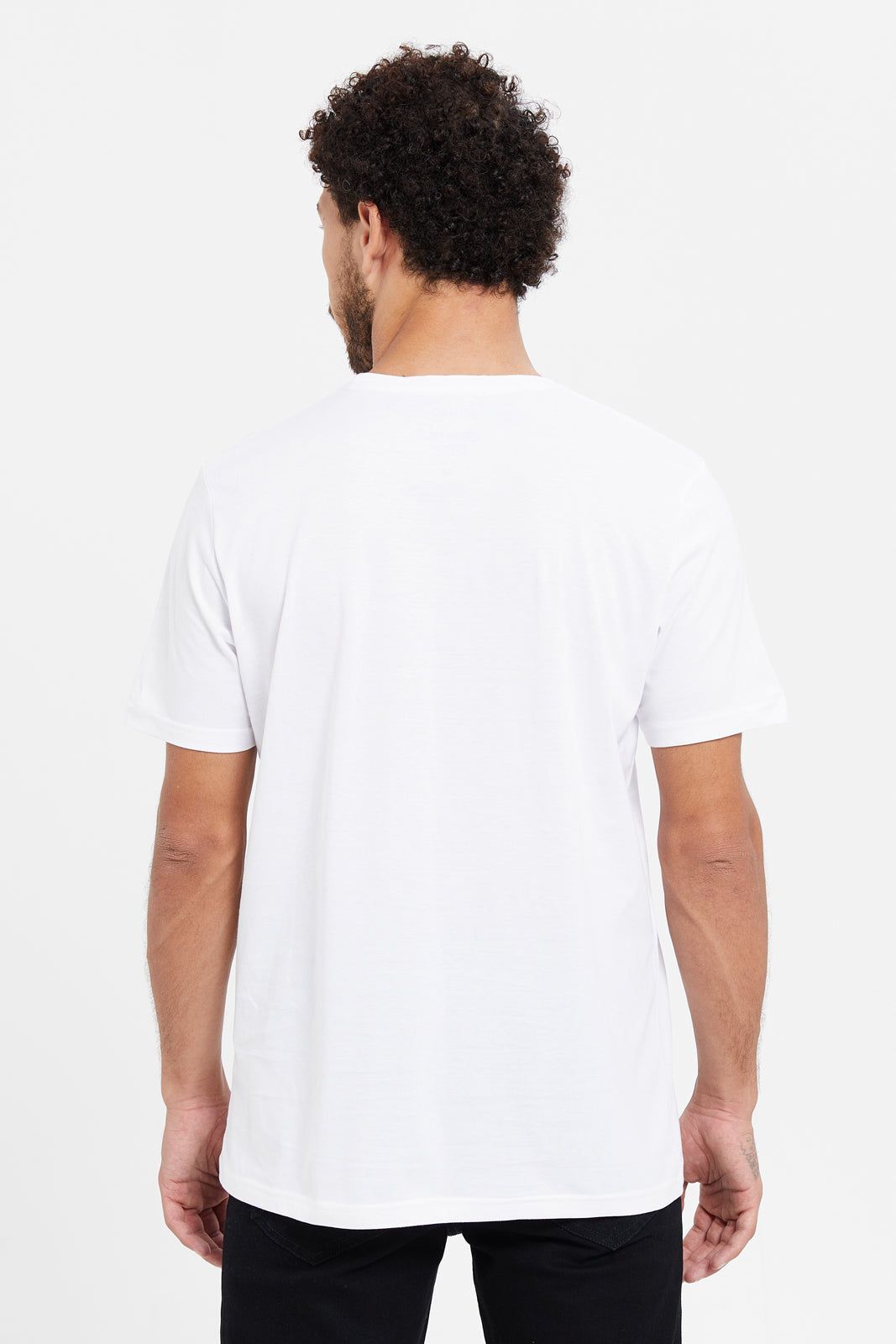 Men White Graphic T-Shirt sold by Redtag product image thumbnail 3