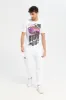 Men White Graphic T-Shirt sold by Redtag
