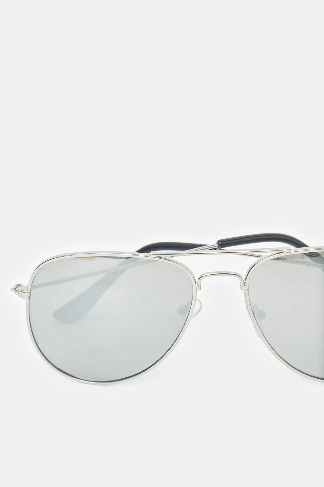 Men Silver Metal Aviator Sunglasses sold by Redtag product image thumbnail 4