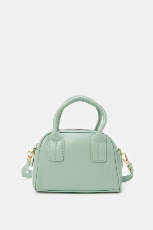 Women Green Embellished Cross Body Bag sold by Redtag