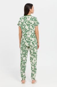 Women Green Printed Pyjama Set (2 Piece) sold by Redtag