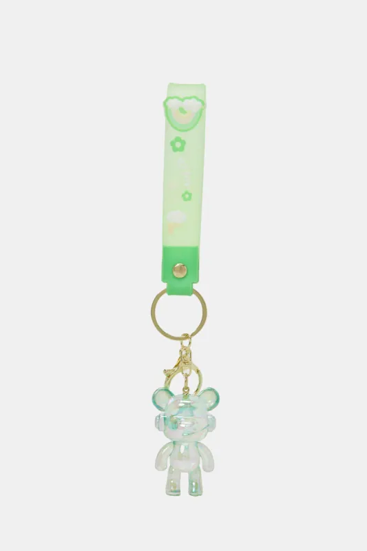 Women Green Embellished Key Ring sold by Redtag