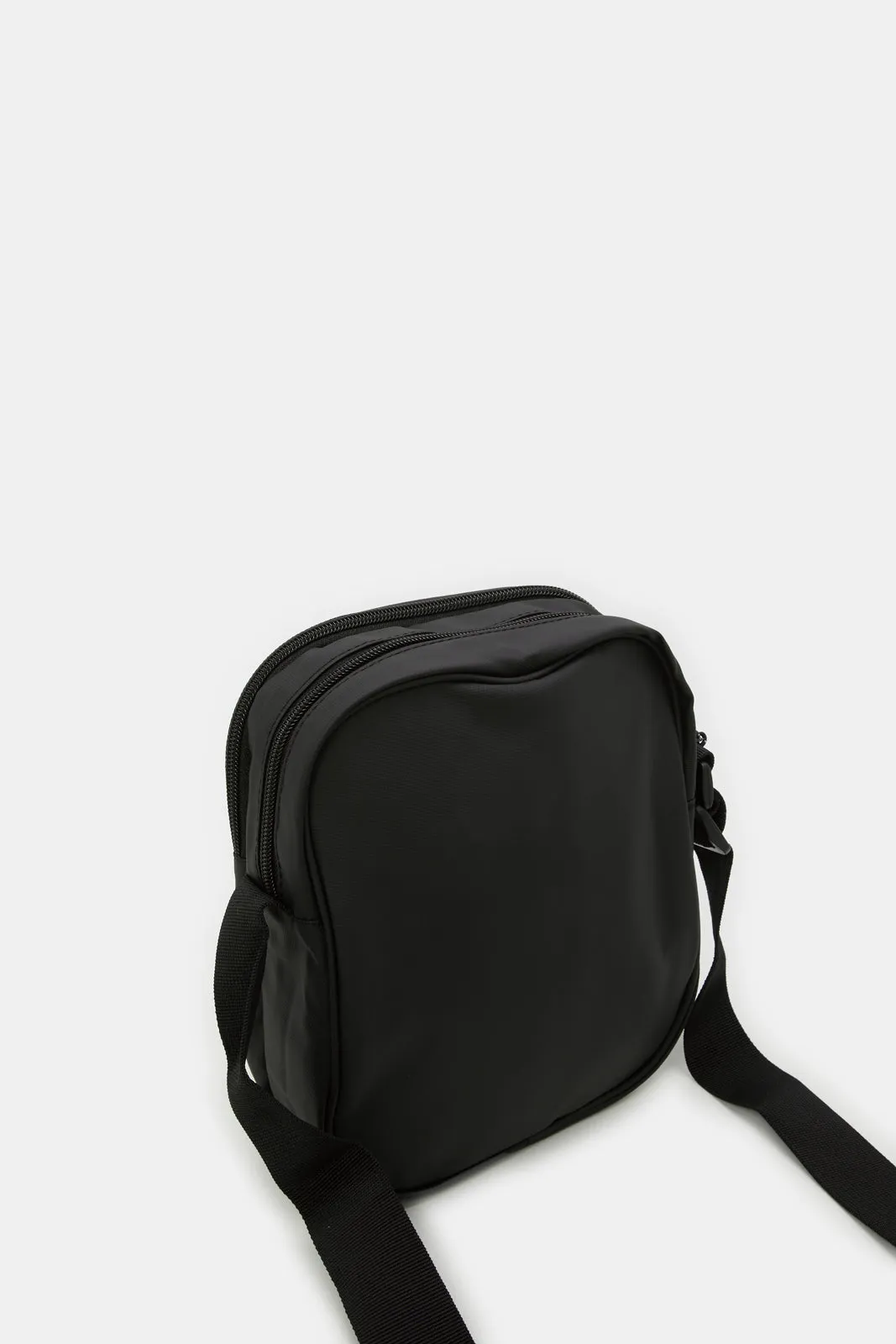 Men Black Printed Crossbody Bag sold by Redtag product image thumbnail 3