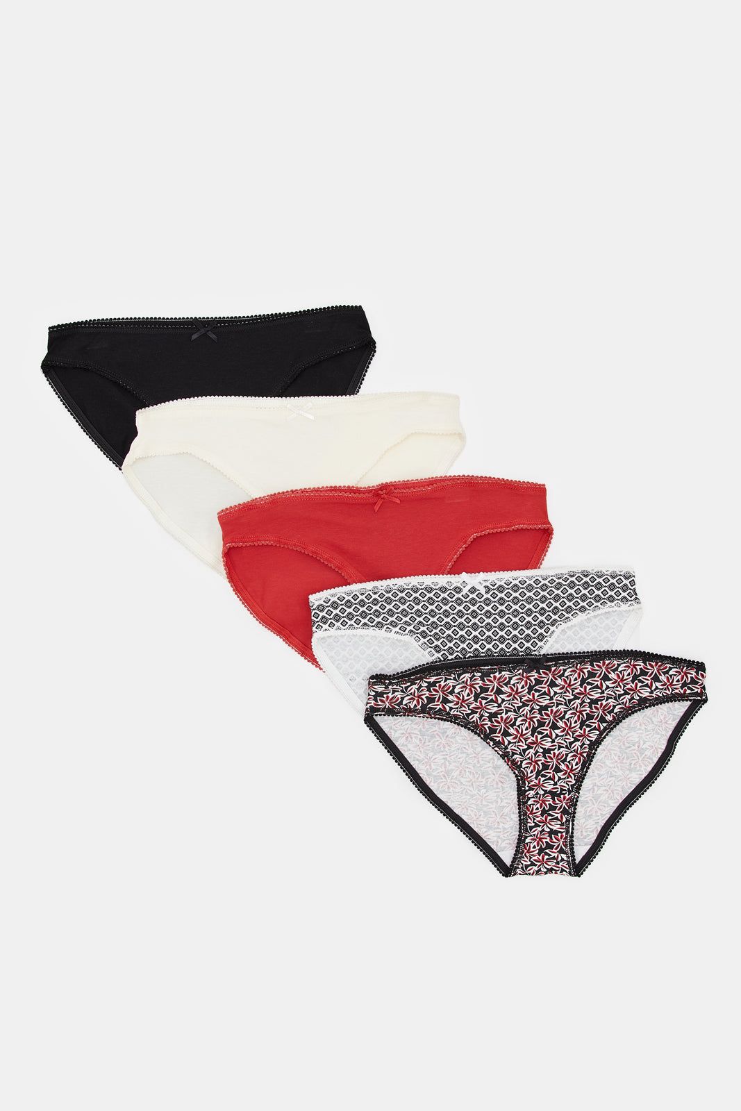 Women Assorted Bikini Briefs (Pack of 5) sold by Redtag product image thumbnail 2