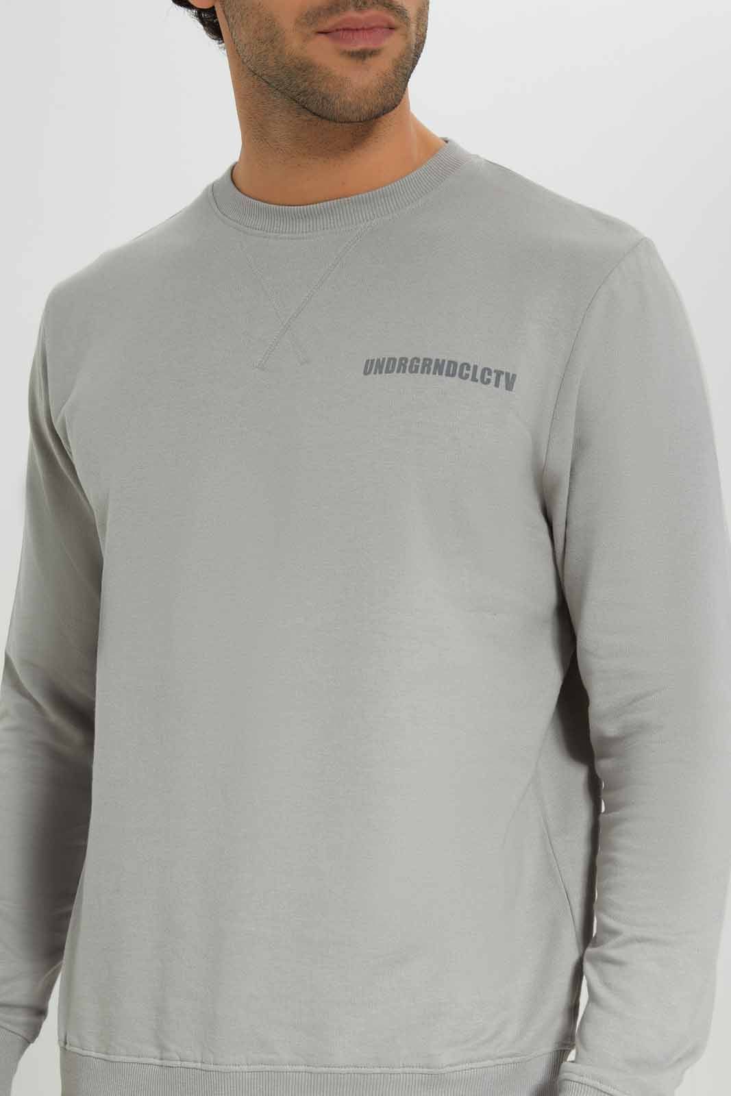 Men Grey Graphic Sweatshirt sold by Redtag product image thumbnail 3