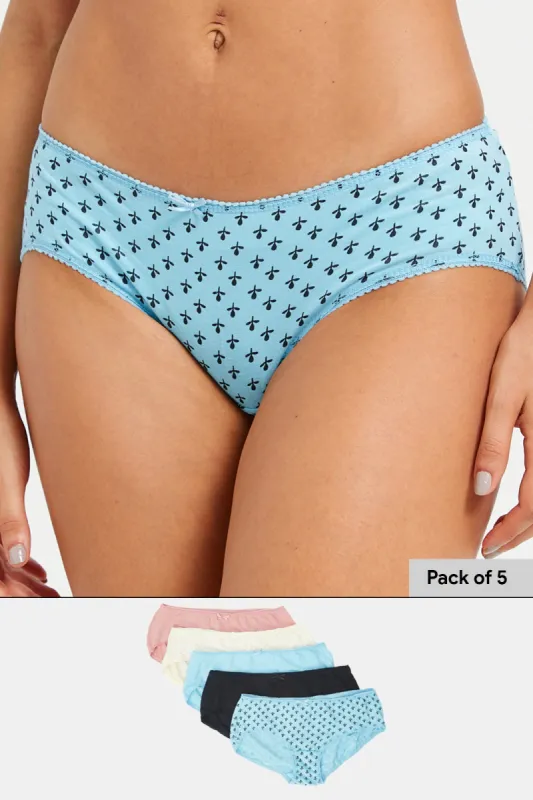 Women Assorted Boyleg Brief Set (Pack of 5) sold by Redtag