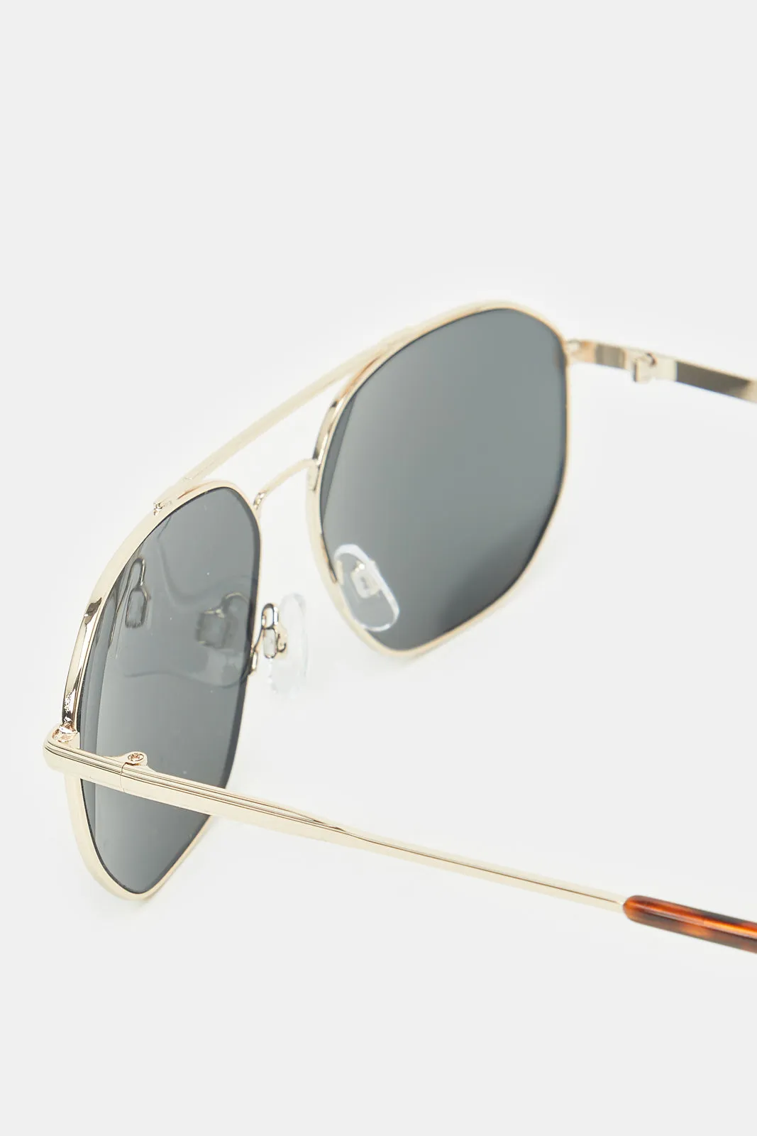 Men Grey Hexagonal Sunglasses sold by Redtag product image thumbnail 2