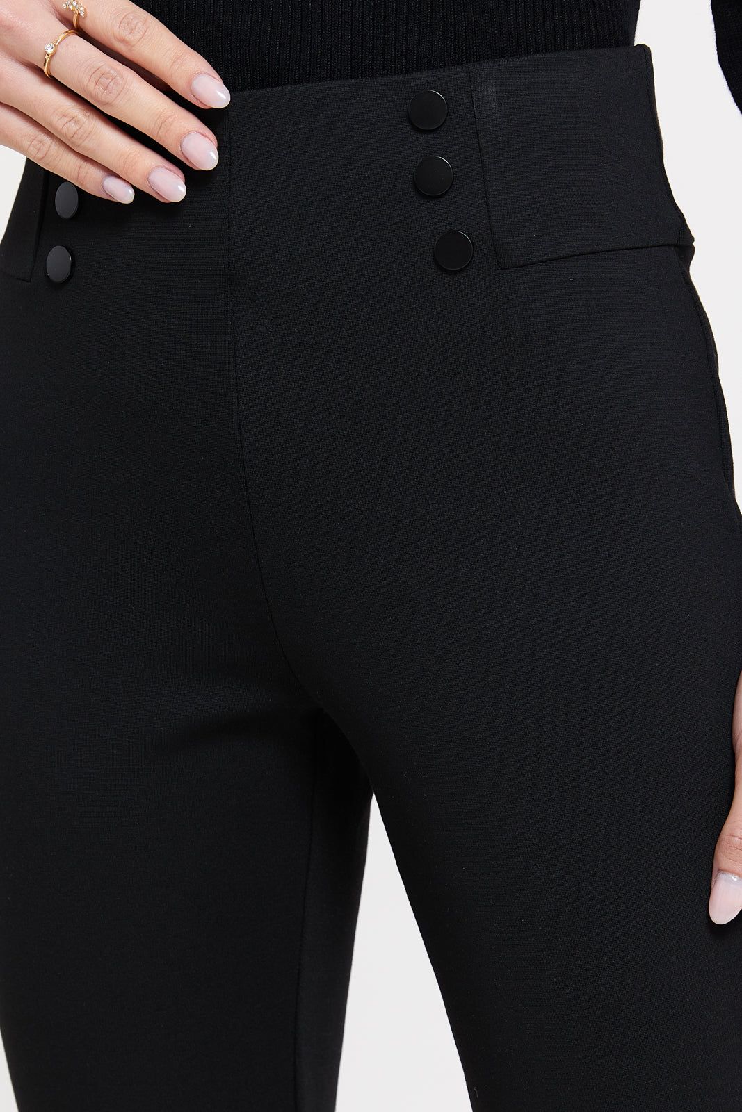 Women Black Slim Fit Leggings sold by Redtag product image thumbnail 4