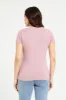 Women Mauve Heart Foil T-Shirt sold by Redtag