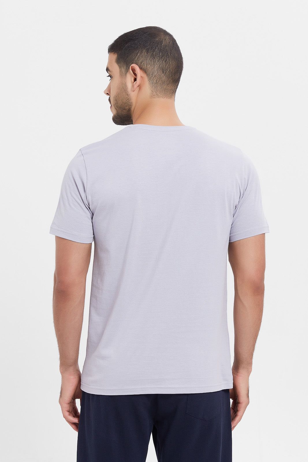 Men Blue Graphic T-Shirt sold by Redtag product image thumbnail 3