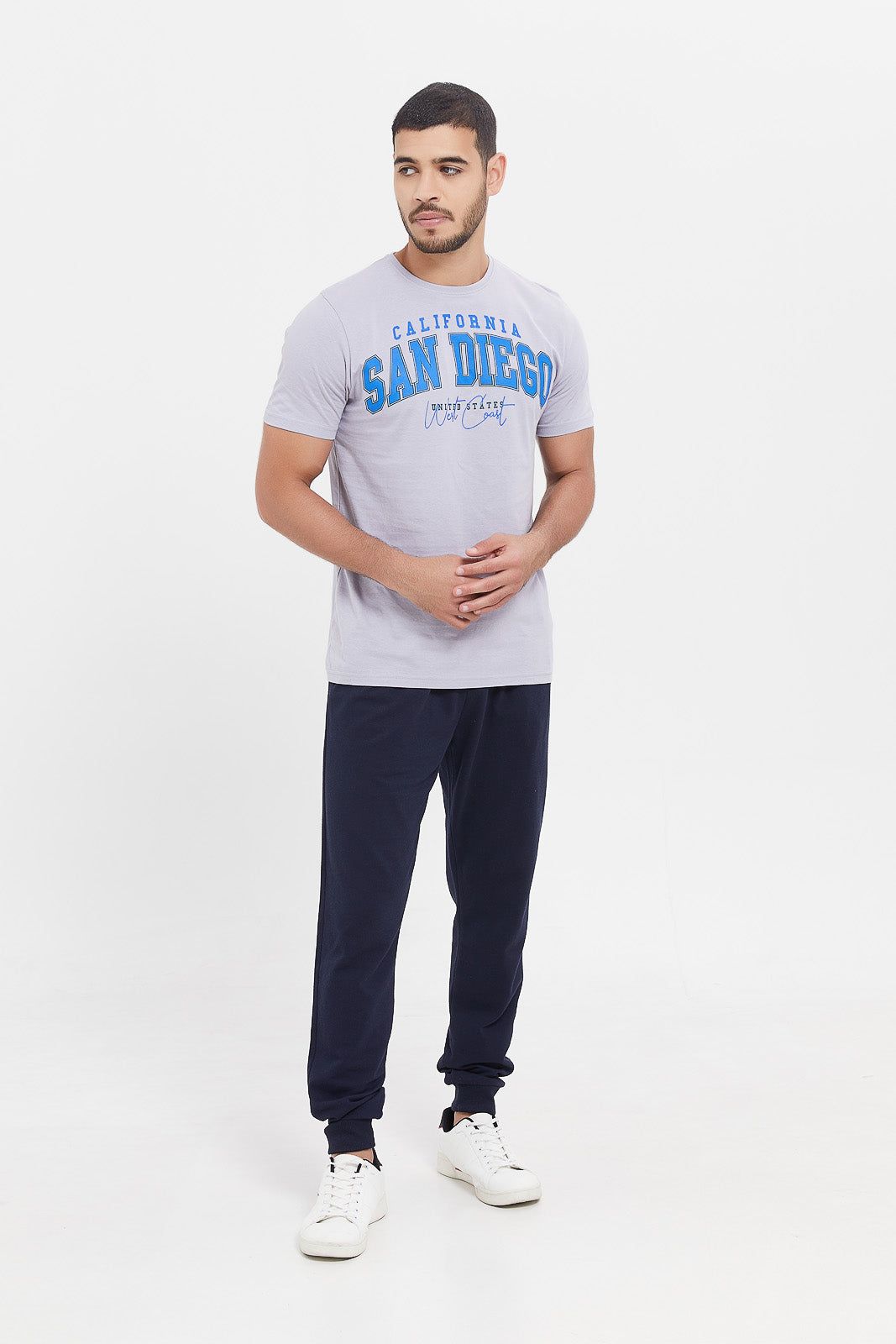 Men Blue Graphic T-Shirt sold by Redtag product image thumbnail 2